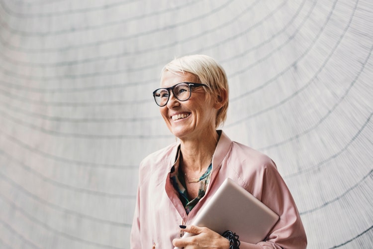 Woman Smiling