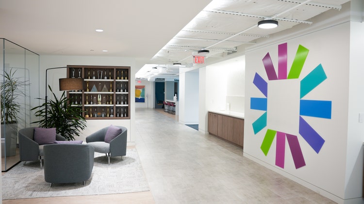 Image of the MissionSquare office lobby