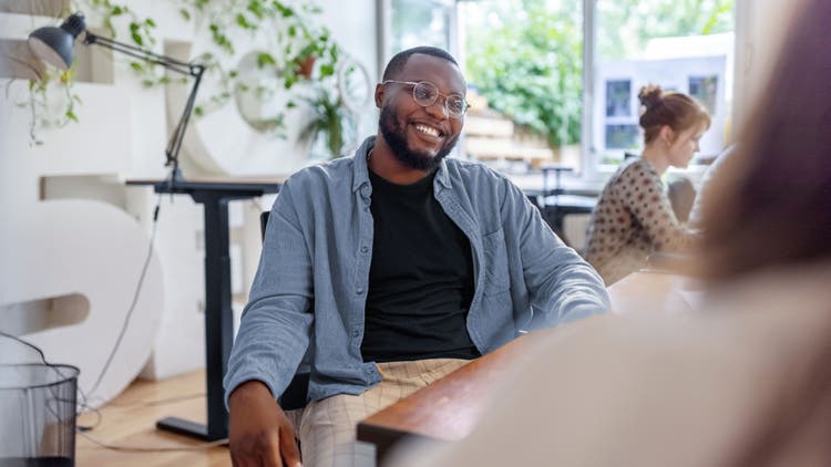 Man Smiling