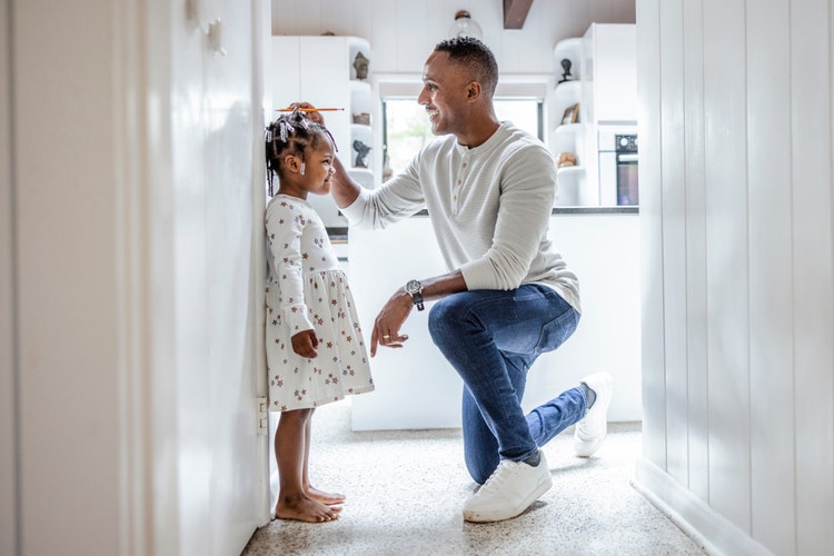 man with child