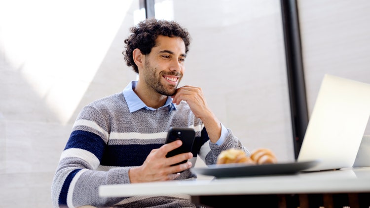 Men using laptop