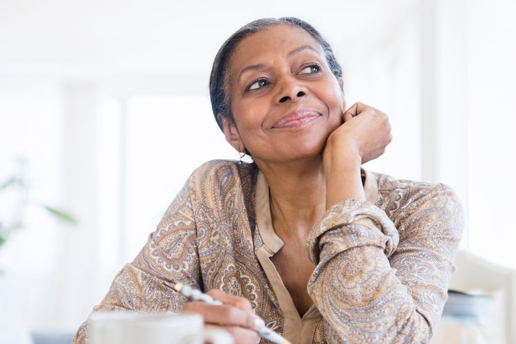 Woman thinking
