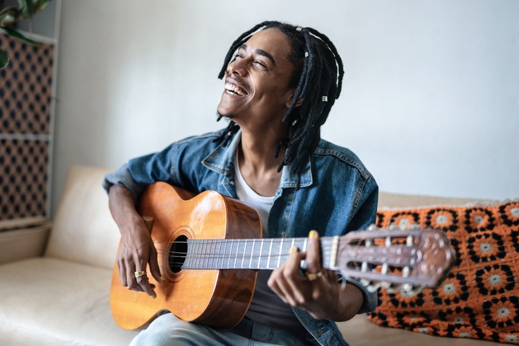 Man playing guitar
