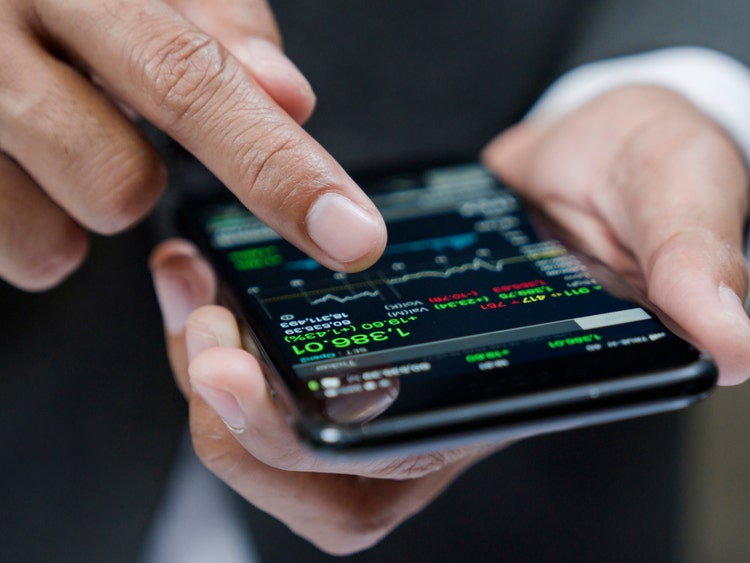 Scrolling through stock prices